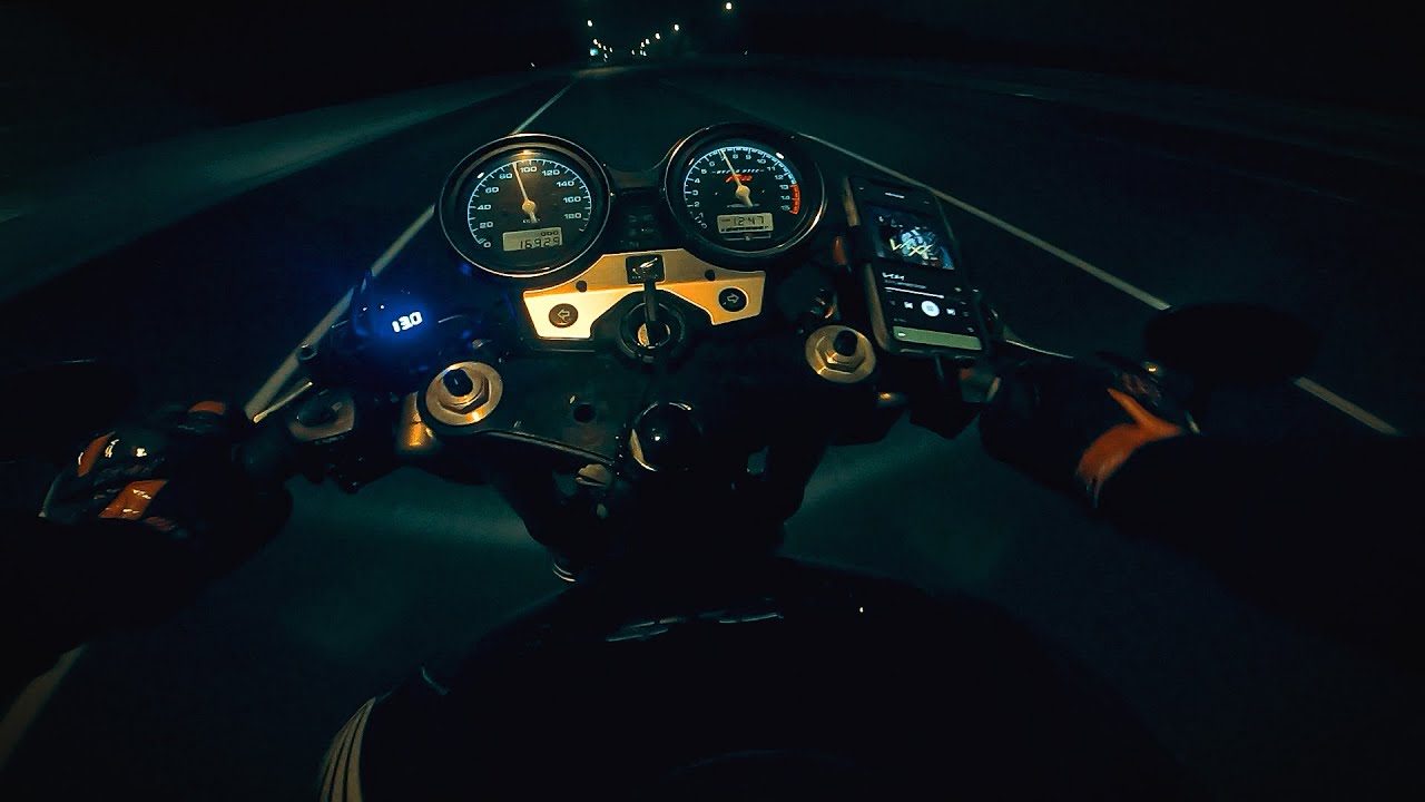 【CB400SF】夜に流す/Exhaust sound