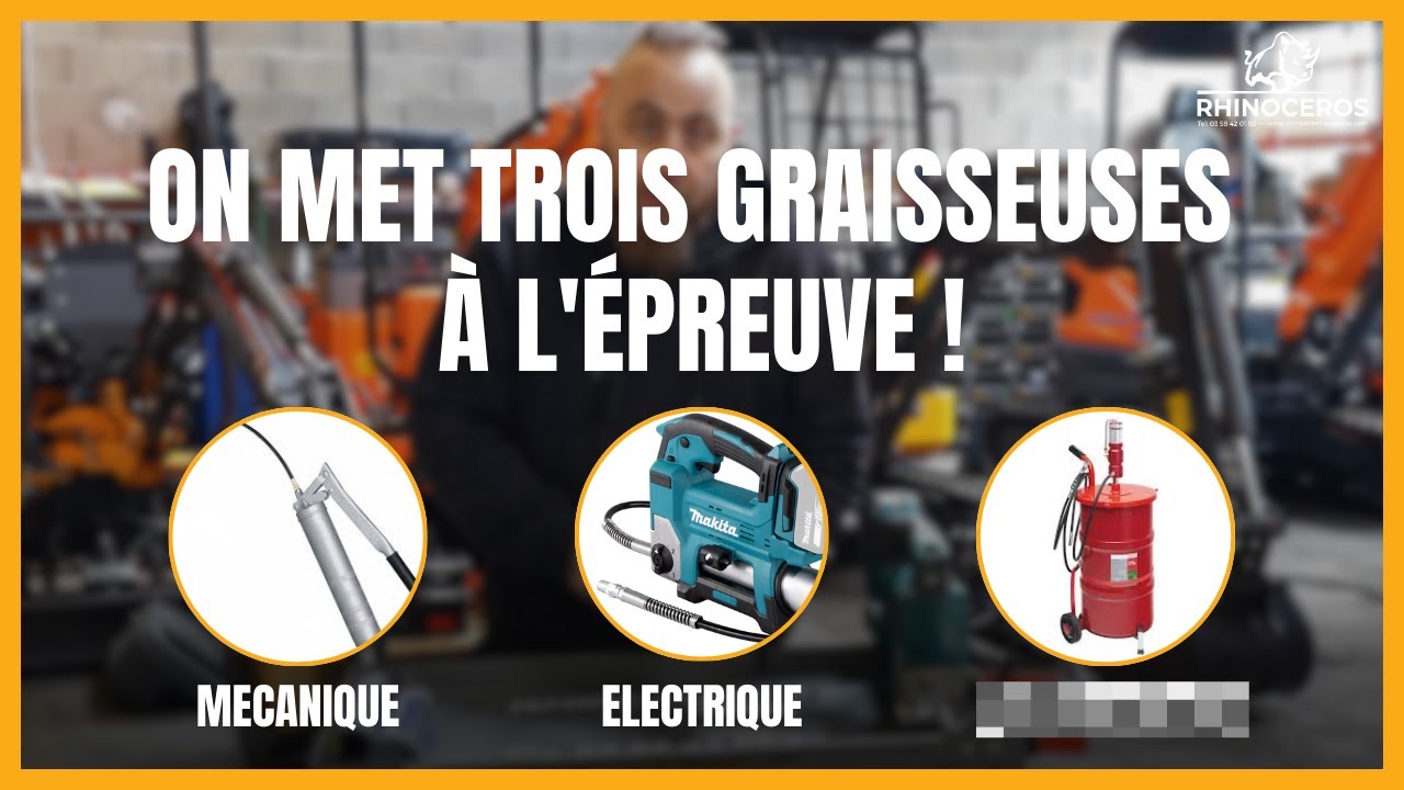Quelle pompe à graisse choisir ? Avantages et inconvénients des différents systèmes