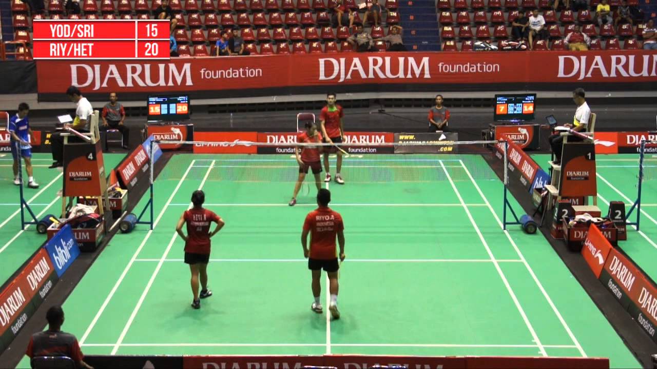 Yodhi Satrio/Sri Wulansari (BERKAT ABADI) VS Riyo Arif/Heti Nugraheni (HIQUA WIMA)