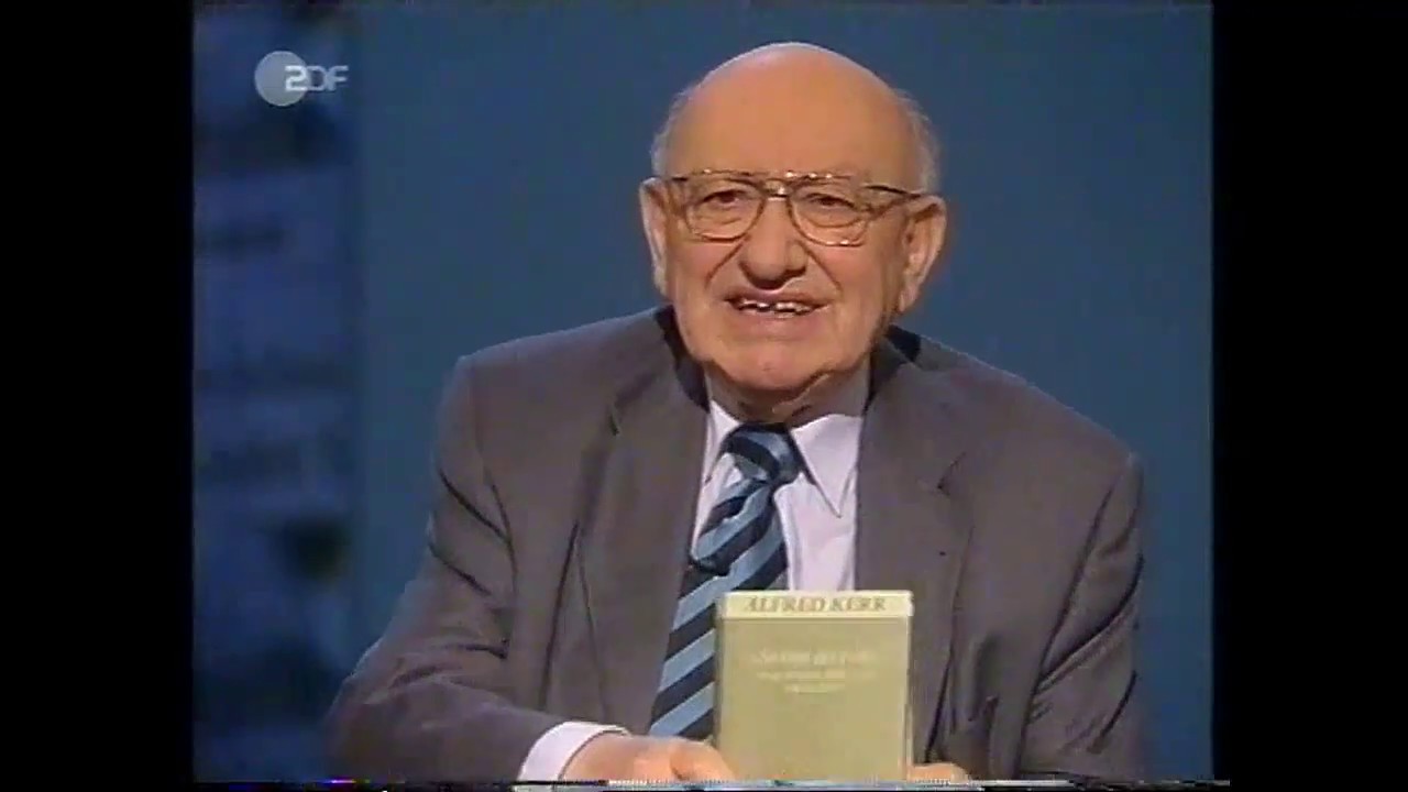 Solo Marcel Reich Ranicki 2002  über Alfred Kerr