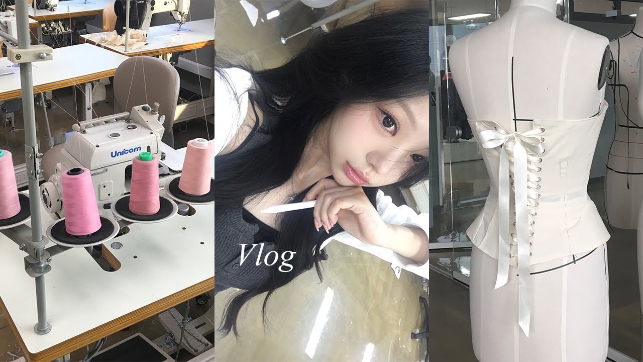 ootd vlog | 패션디자인과 대학원생의 오오티디 브이로그 ✧˖° 🎀