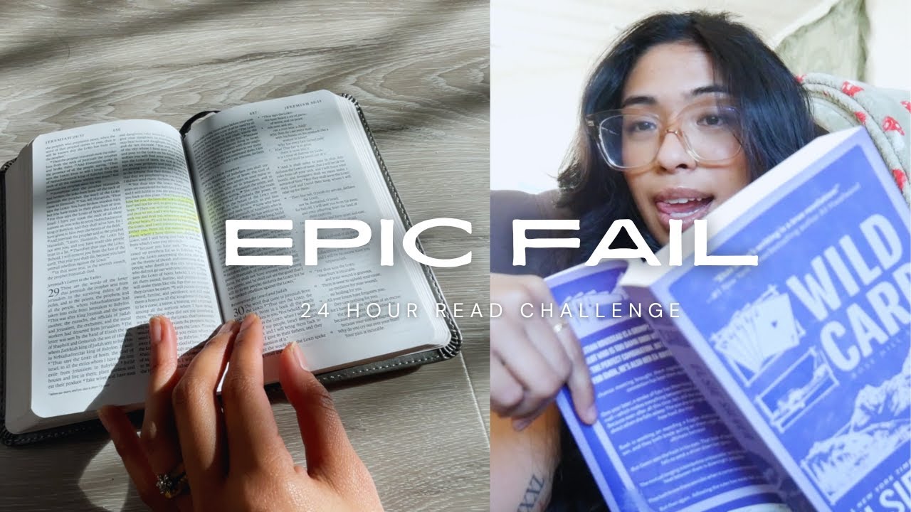 Surviving a 24 Hour Reading Challenge with ONLY Purple Books