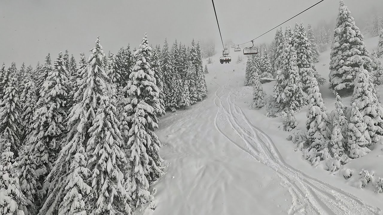 Ski Portes du Soleil,Châtel,Part 2, Super Châtel, Morclan,Chermillon,Linga,Les Combes,La Belette,4K