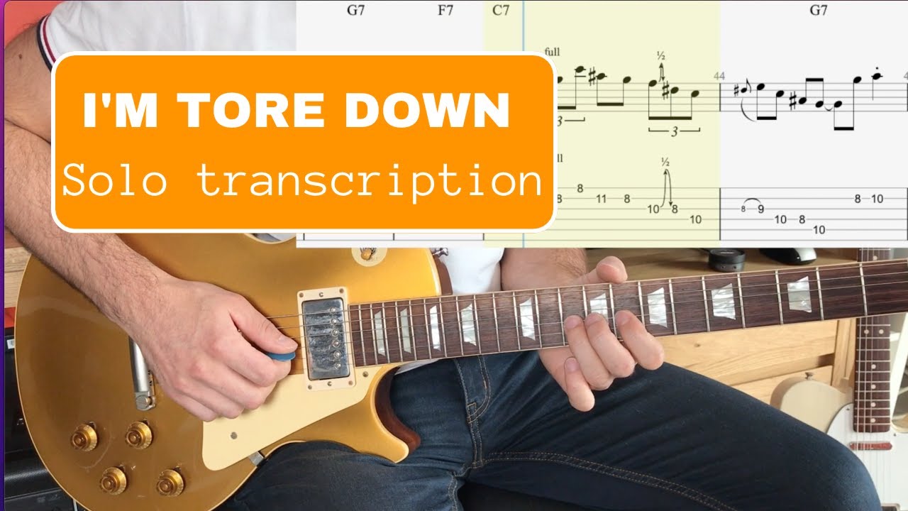 I'm Tore Down - Eric Clapton (solo transcription)