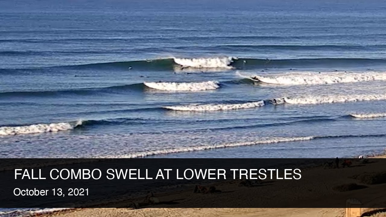 Fall swell & high-performance surfing at Lower Trestles on October 13, 2021