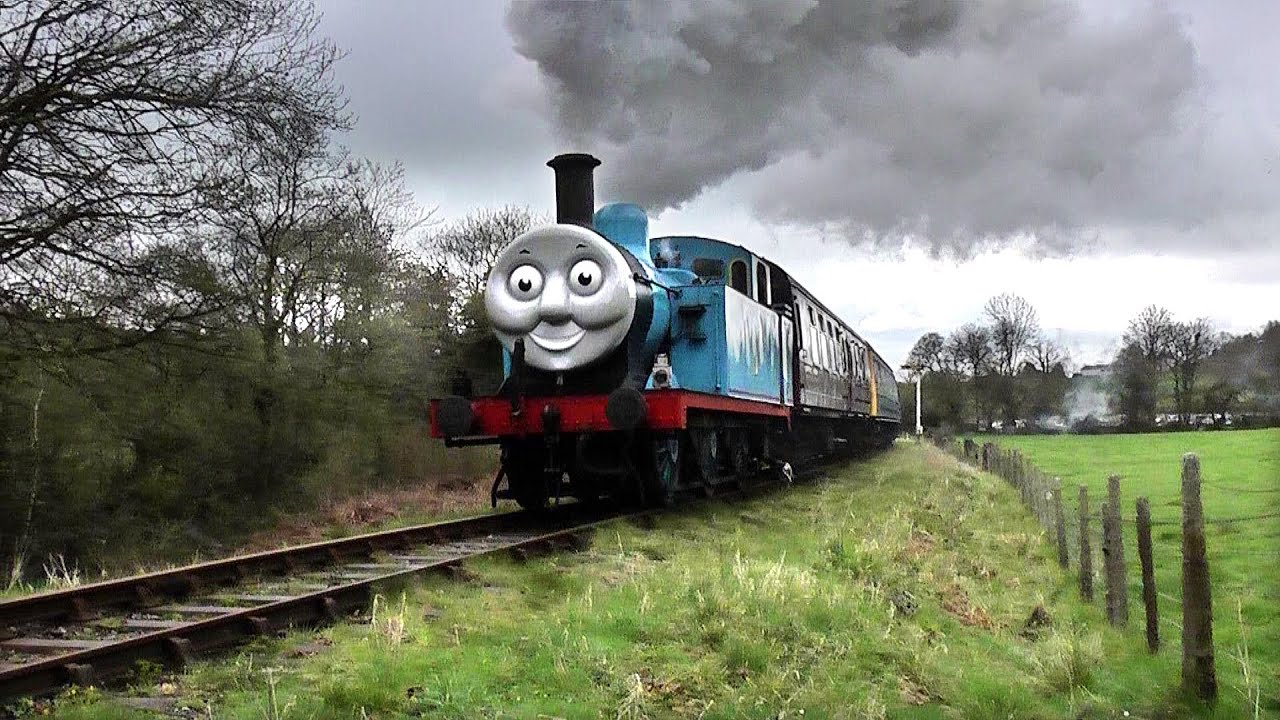 Thomas the Tank Engine at the Gwili Railway in 2012. Plenty of action & whistles.