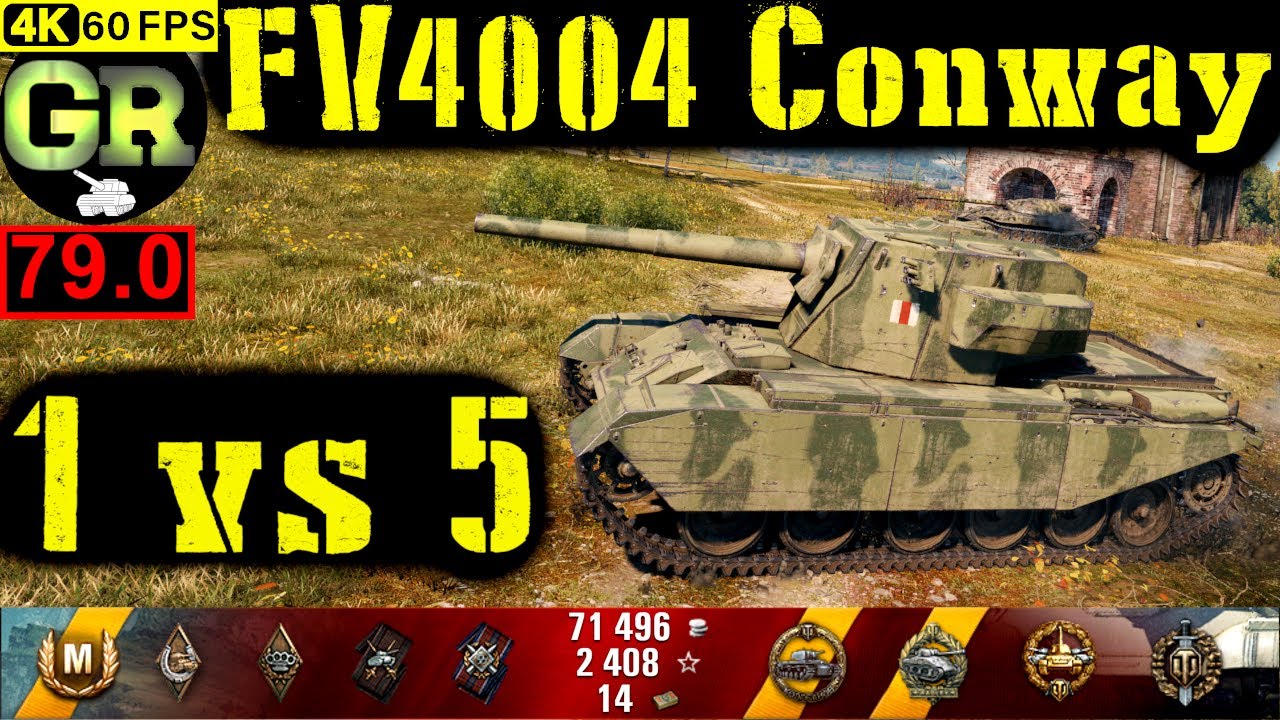 World of Tanks FV4004 Conway WoT Replay - 8 Kills 6.7K DMG(Patch 1.4.0)