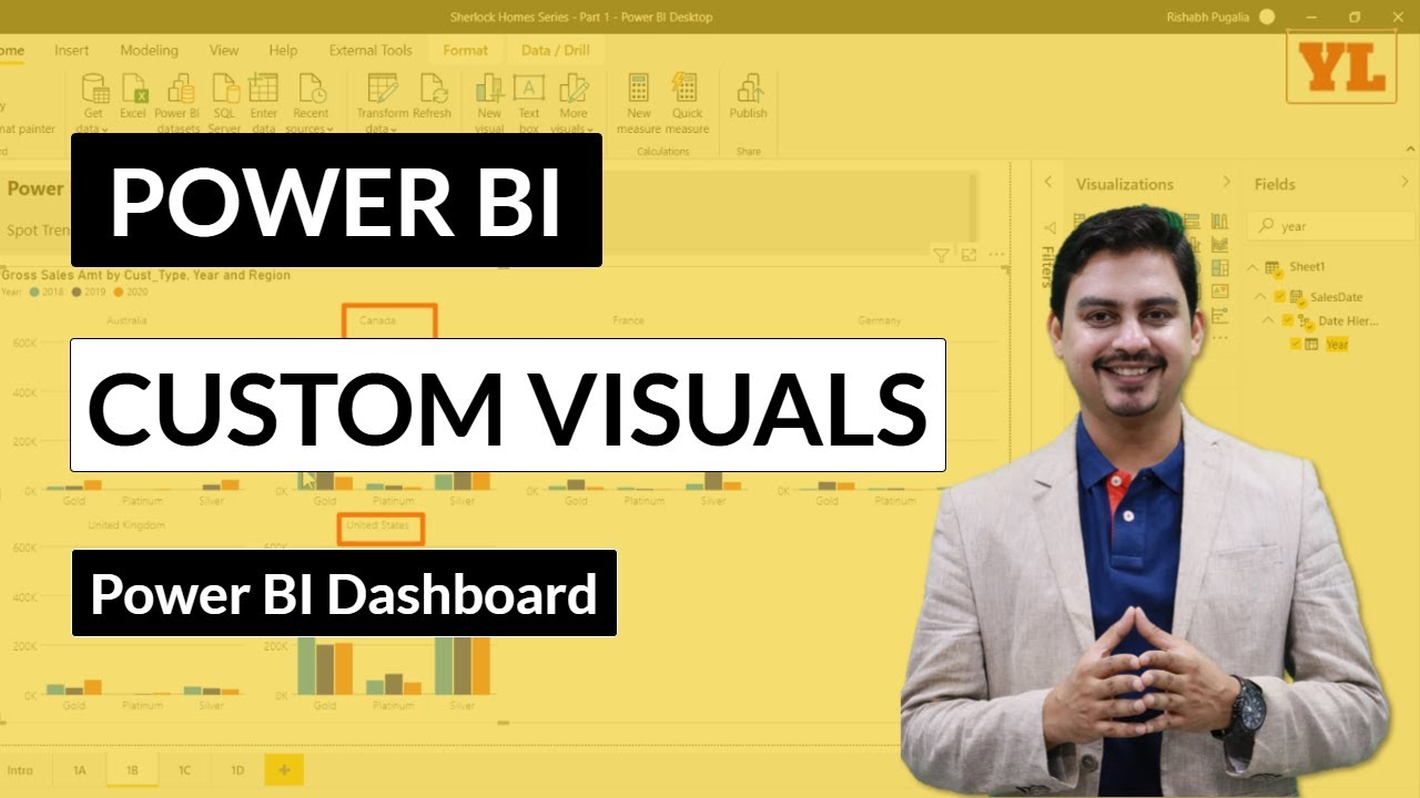 Top 4 Custom Visuals in Power BI | Power BI Dashboard