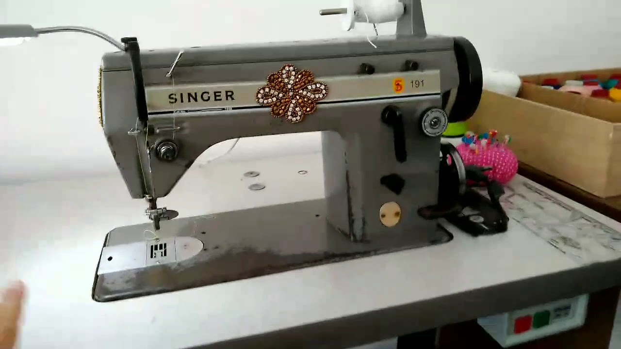 Máquina 20u  Adaptando para Bordado + COMO DIMINUIR A VELOCIDADE DO MOTOR - Machine Embroidery