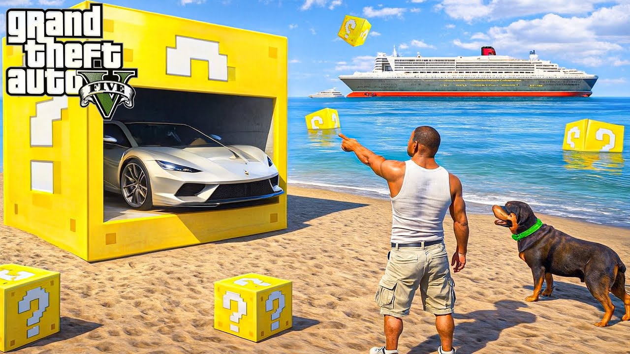 Franklin OUVRE des COLIS MYSTÈRES de Chance ou de Malchance | GTA 5 Mods