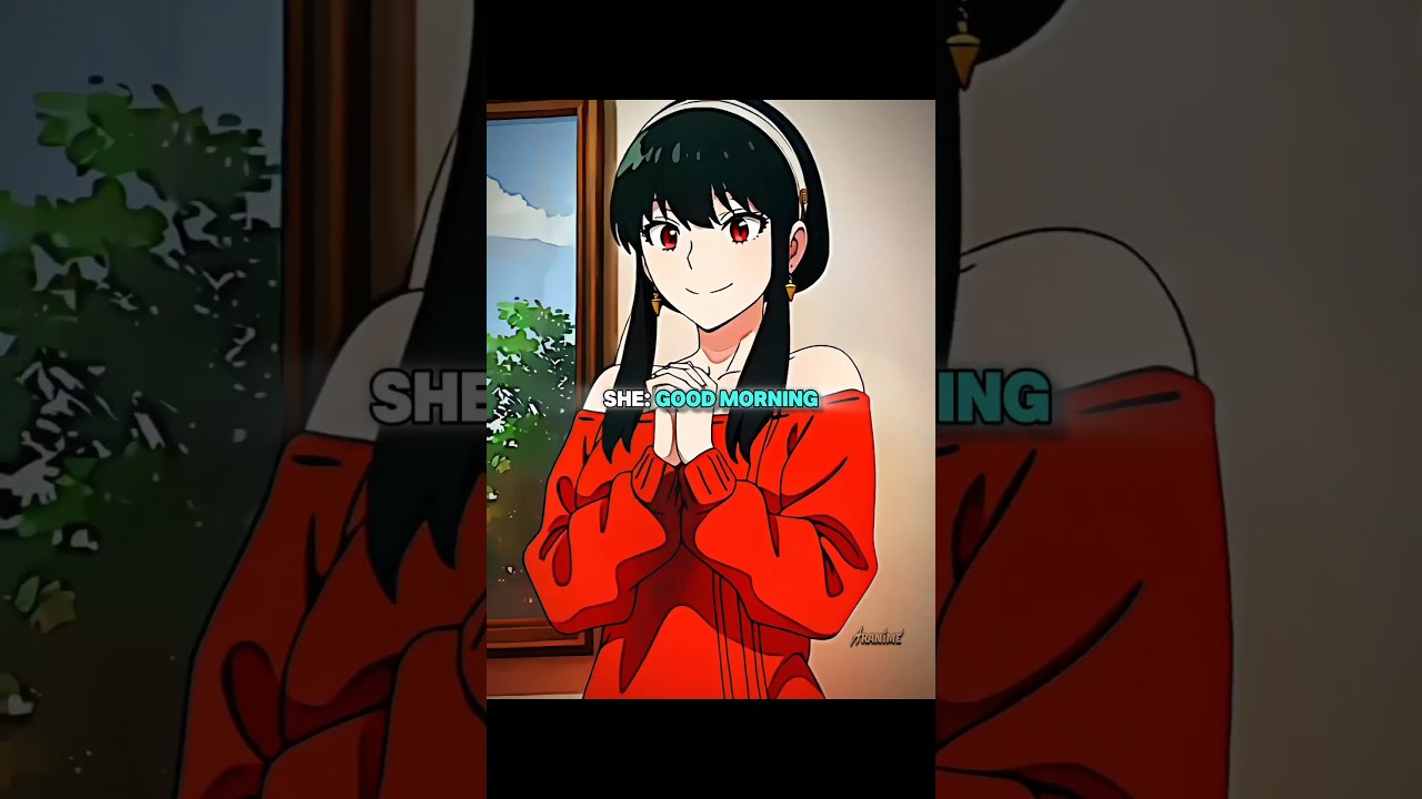 When She Says Good Morning। Los Voltaje Song। Yor Forger Edit। Sung Jin Woo। Anime Edit #short