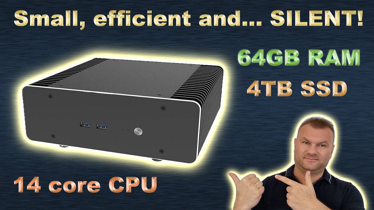 Perfect Home Server? Completely SILENT Intel Ultra 5 225H 14 core CPU with 64GB of RAM and 4TB SSD