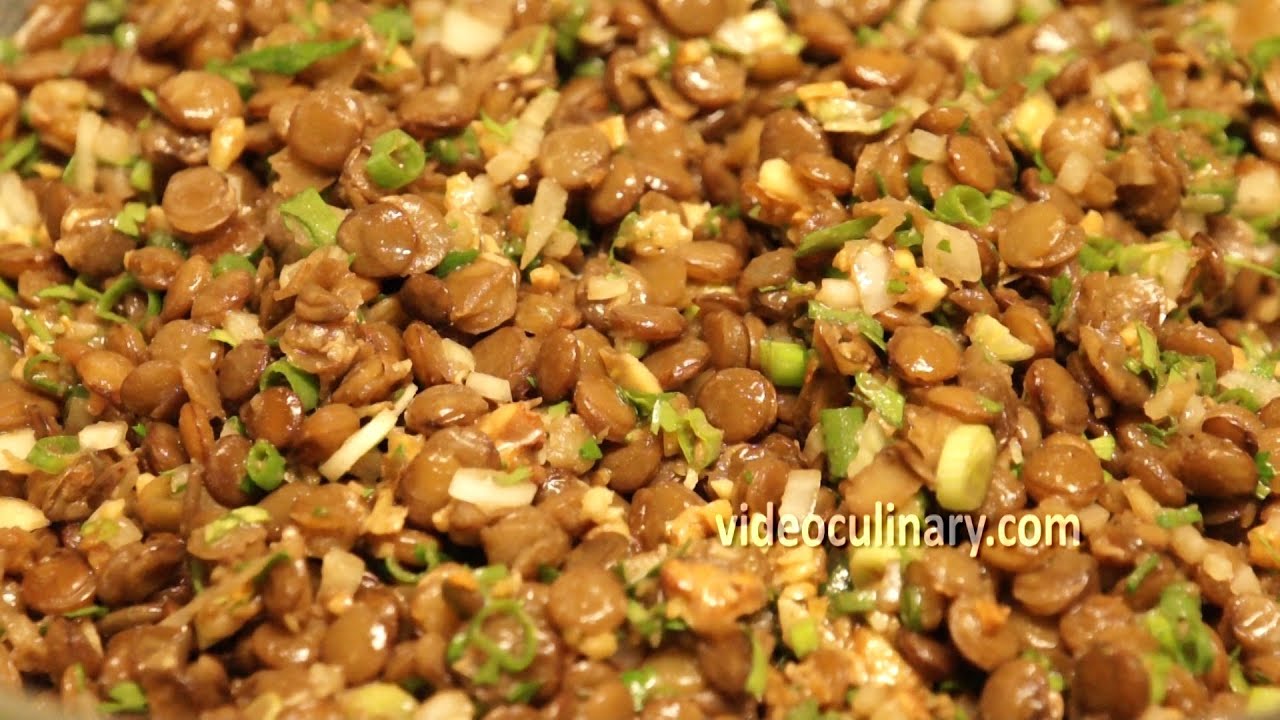 Healthy Lentil Salad Recipe by VideoCulinary.com