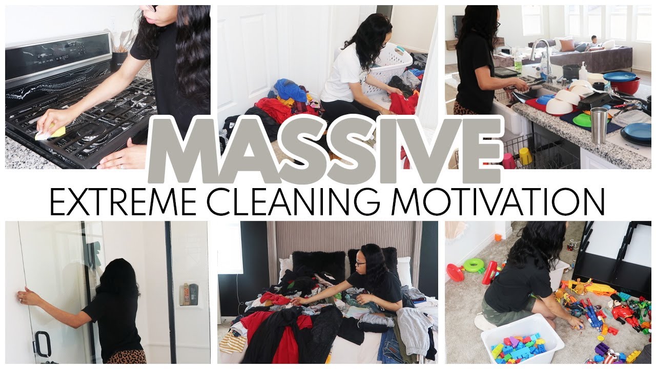 MASSIVE THREE DAY WHOLE HOUSE CLEAN WITH ME | COMPLETE DISASTER | EXTREME CLEANING MOTIVATION