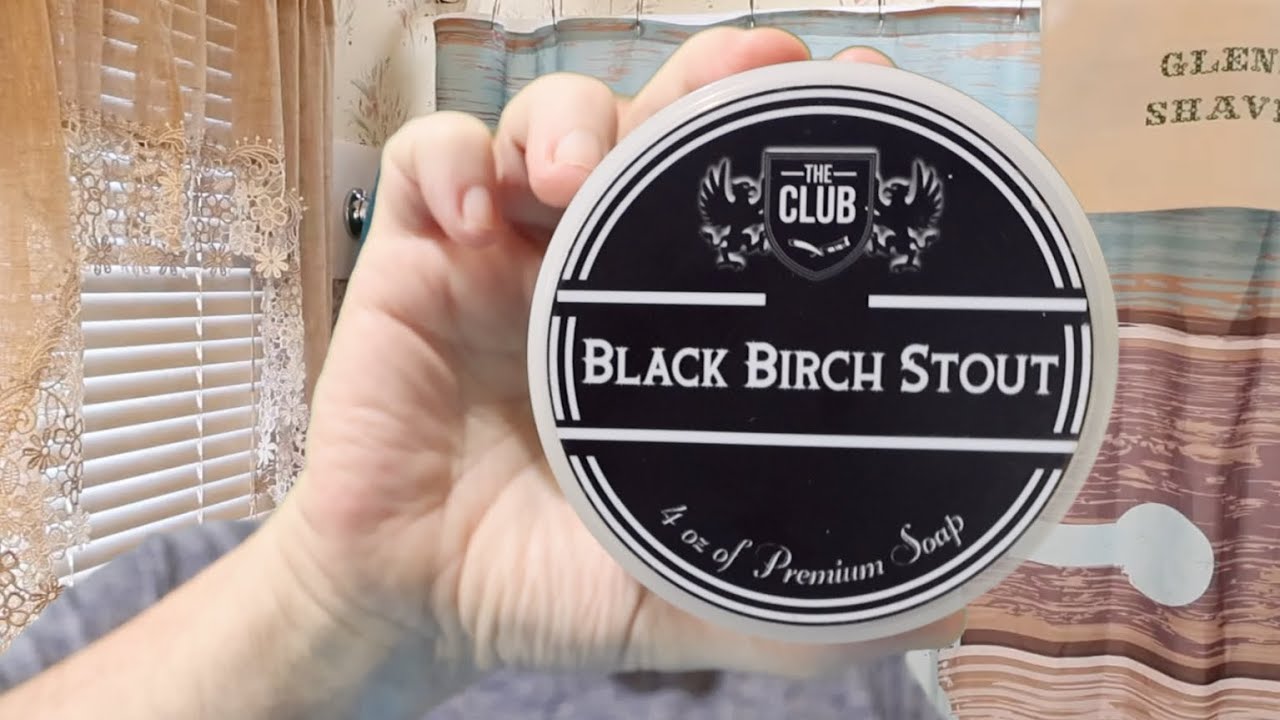 Black Birch Stout by The Club, Merkur 39c Razor and Yaqi Cavern Lake Brush