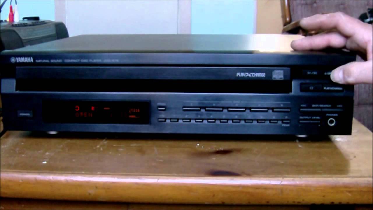 Yamaha 5 disc cd player
