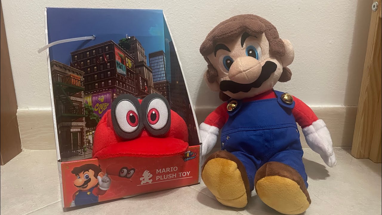 Mario & Cappy Plush by San-ei Review! (Super Mario Odyssey)