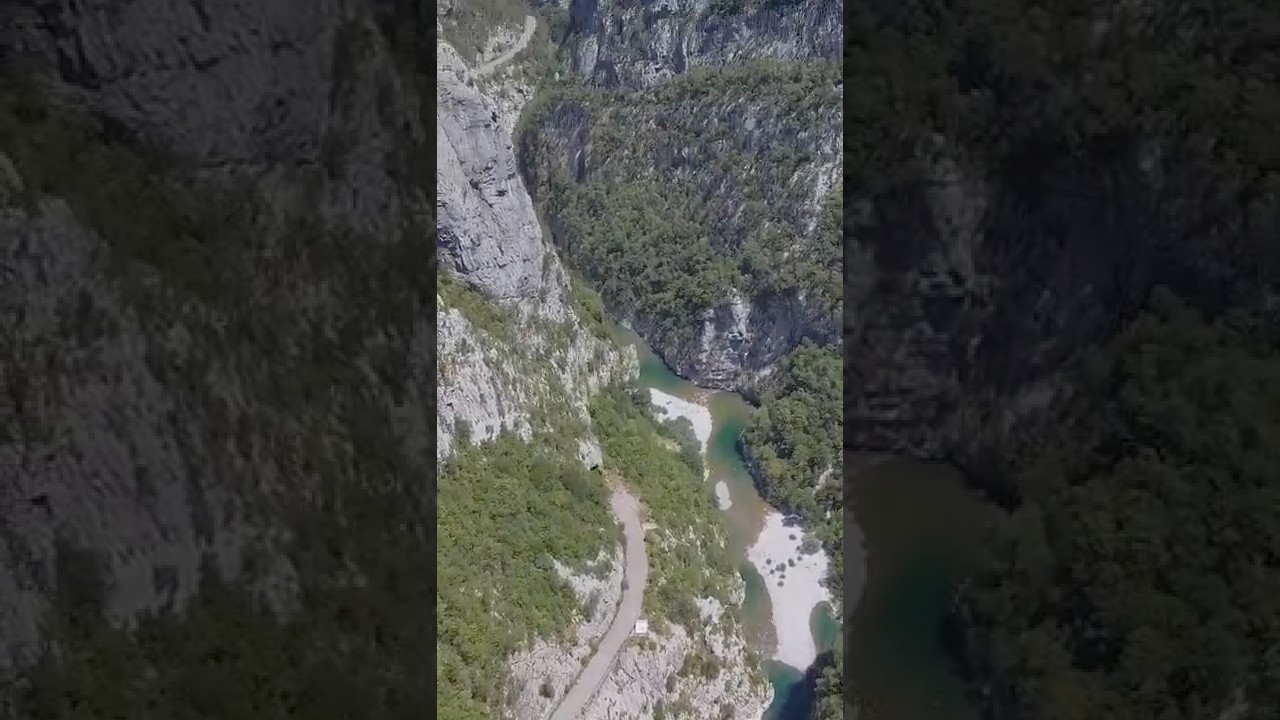 Moraca Canyon Road ~ Montenegro scenic drives #shorts
