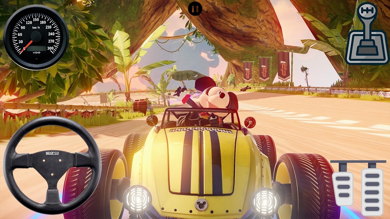 Impossible Mickey Mouse Challenge Disney Speedstorm - Real Disney Kart Racing 3D - PC Gameplay #2