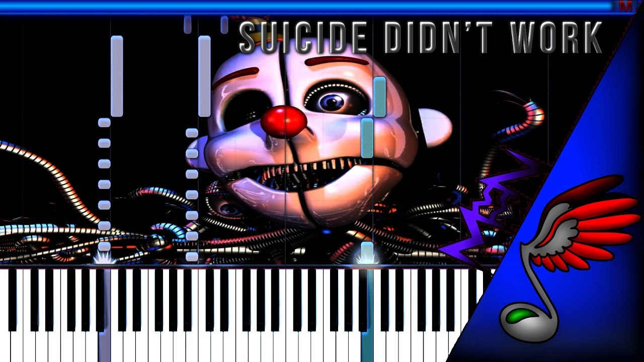 Suicide Didn't Work (Piano Tutorial by Danvol) - Synthesia HD