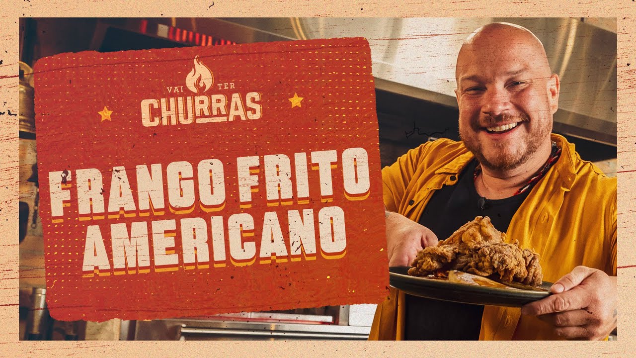 Frango frito crocante e panqueca americana | Comida de rua