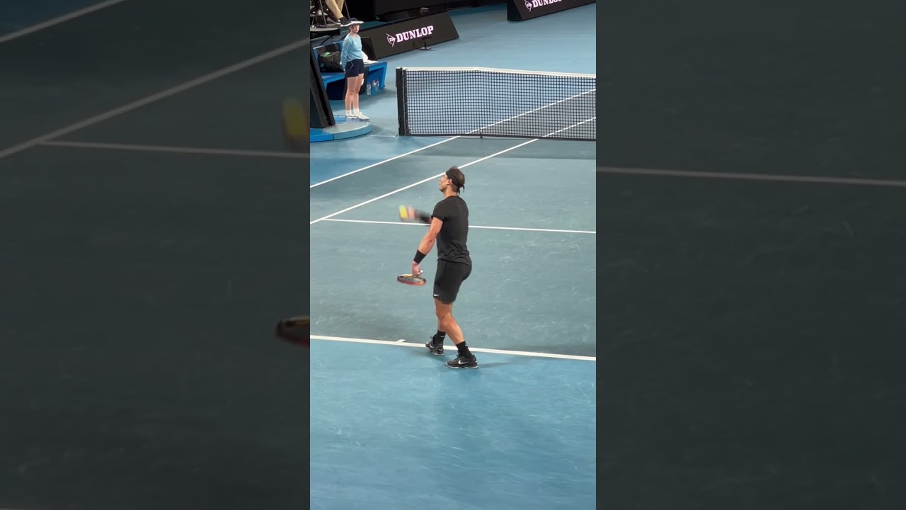 Rafael Nadal&rsquo;s amazing catch at Melbourne 2022 🎾  #Nadal #RafaNadal #tennis #shorts
