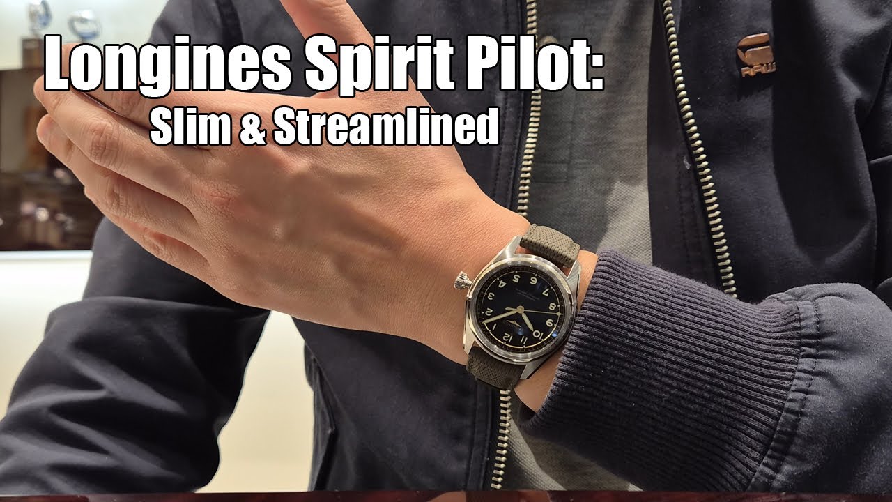 Новые часы Longines Spirit Pilot: облегченные и усовершенствованные.