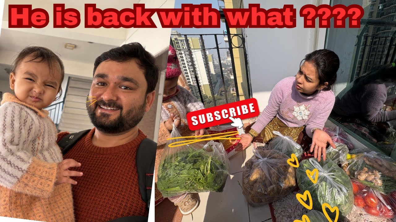 Vlog 85 | Husband Homecoming ❤️ | Dehradun Se Aaye aur ye sab le aaye 🤩🤩 😋😋@Urbanbuwaari 