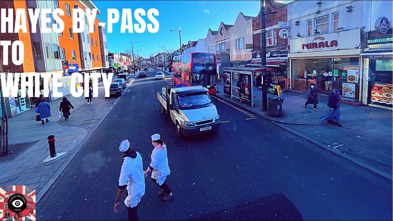 4K|London🚌Route207|Via Southall,Hanwell,Ealing,Acton,Shepherd's Bush