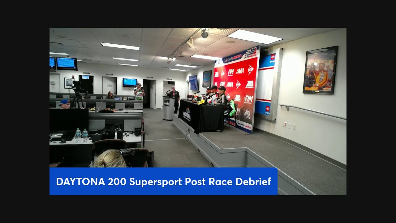 Daytona 200 Post Race podium interview