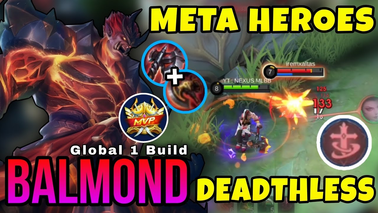 NEW META HERO !! Balmond Best Op Build and Emblem - Balmond Global Top 1 Build Gameplay ~ MLBB
