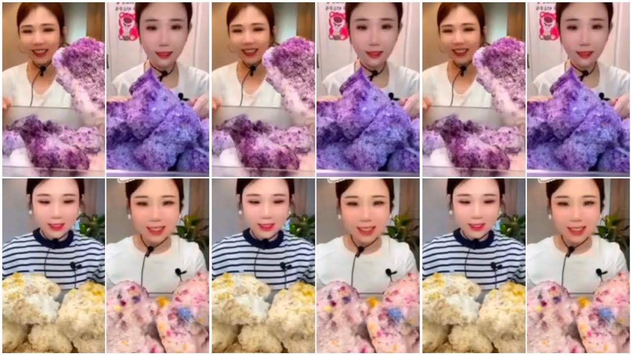 ||YY'S SQUEEZE ICE CHUNKS EATING ONLY BITES||