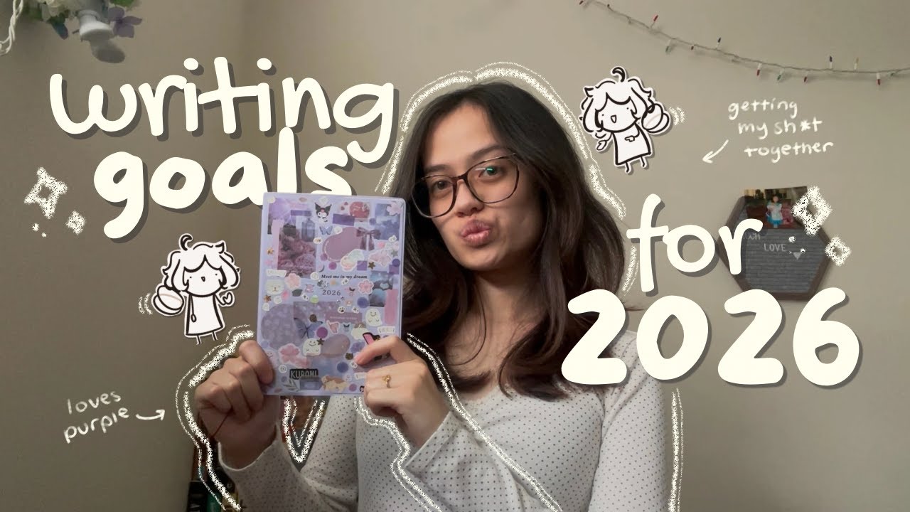let's talk about my 2026 writing goals!🪶💬(+ other content creation goals)