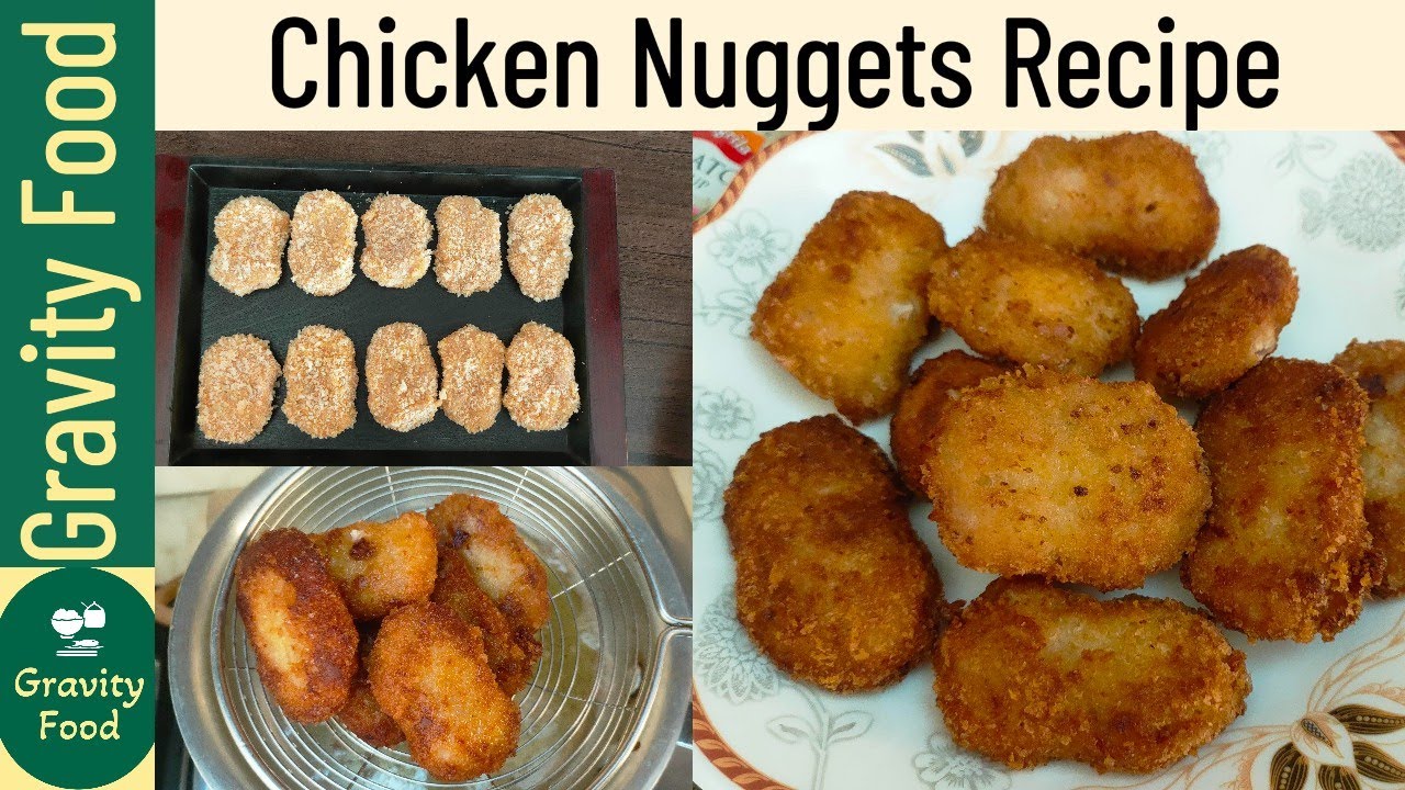 Chicken Nuggets recipe by Gravity Food | How To Make Crispy Nuggets for kids lunch box |