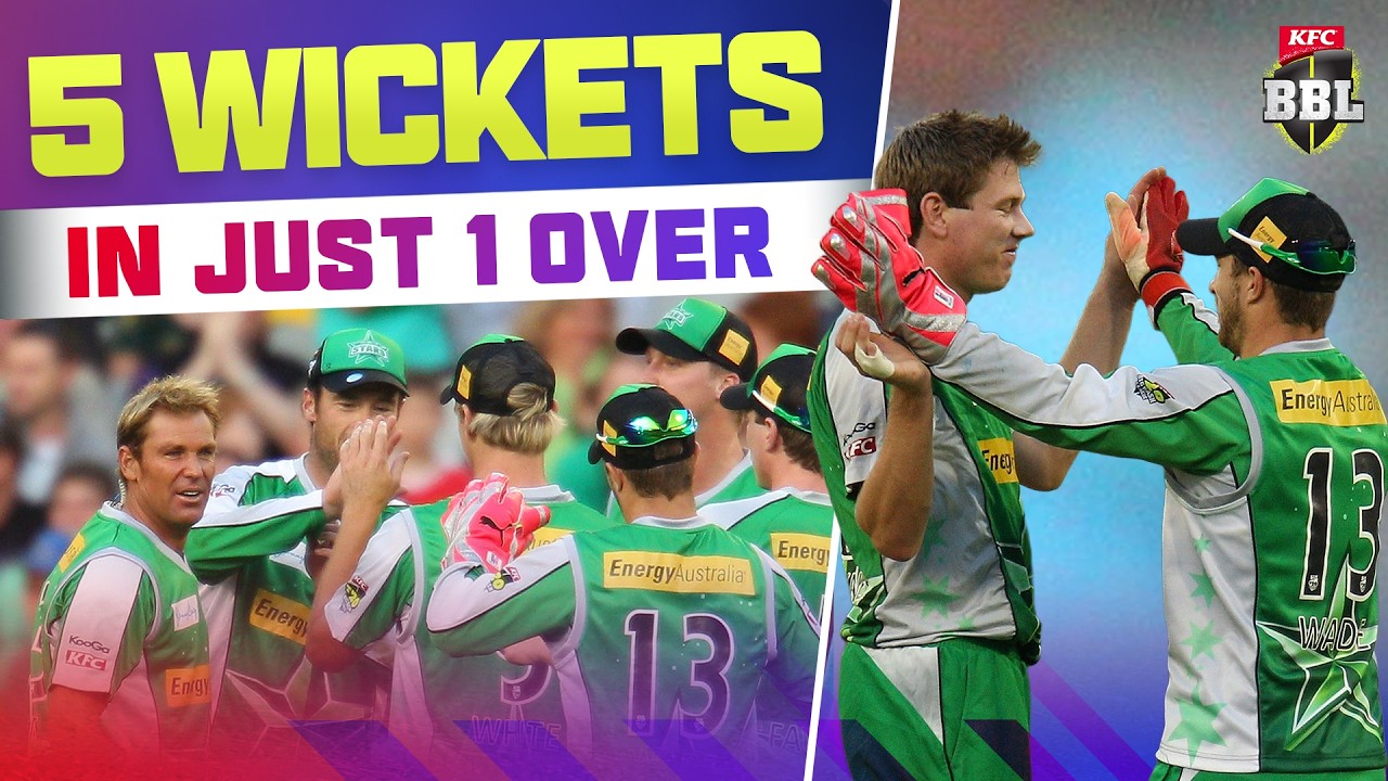 FIVE WICKETS IN AN OVER ✋ James Faulkner's Amazing MCG Moment