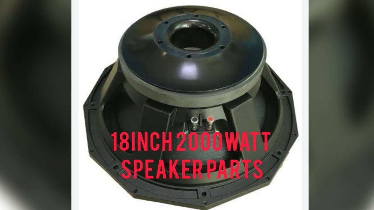 PD1852 SPEAKER Material 18inch 2000watt 