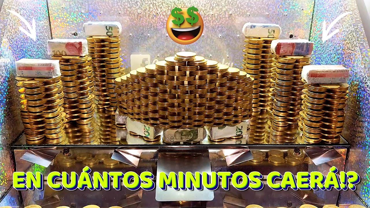 TORRES en escalera!!🤩🤑 Super, CAYENDO UNA TRAS OTRA!!💵🍀 MAQUINA EMPUJAMONEDAS DE $10 #money #dinero