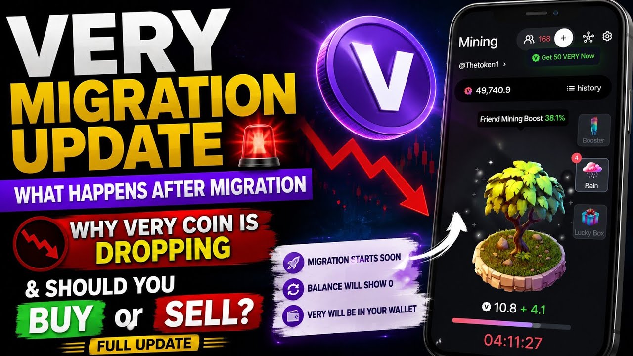 VERY MIGRATION UPDATE✅WHAT HAPPENS AFTER MIGRATION🚨WHY VERY IS DROPPING & BUY or SELL?✅Full Update