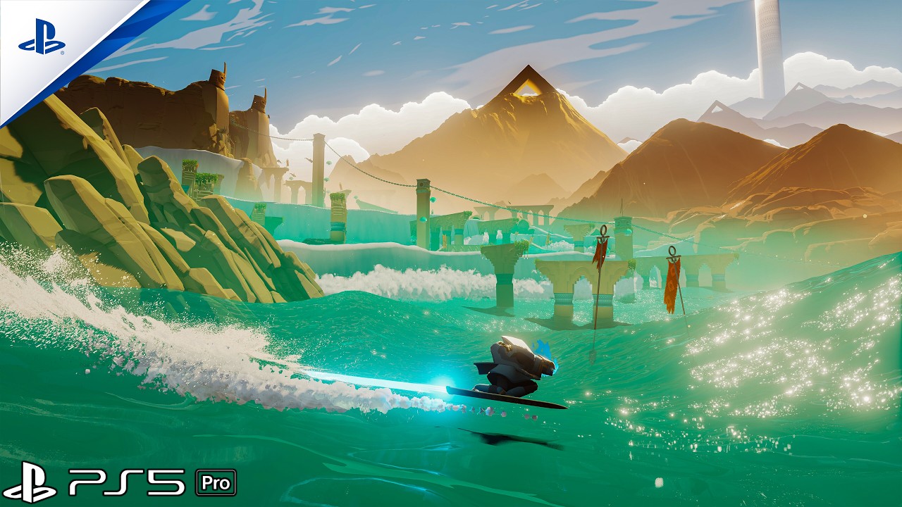 Sword Of The Sea - Relaxing Chill Adventure Gameplay (PS5 Pro-4K)