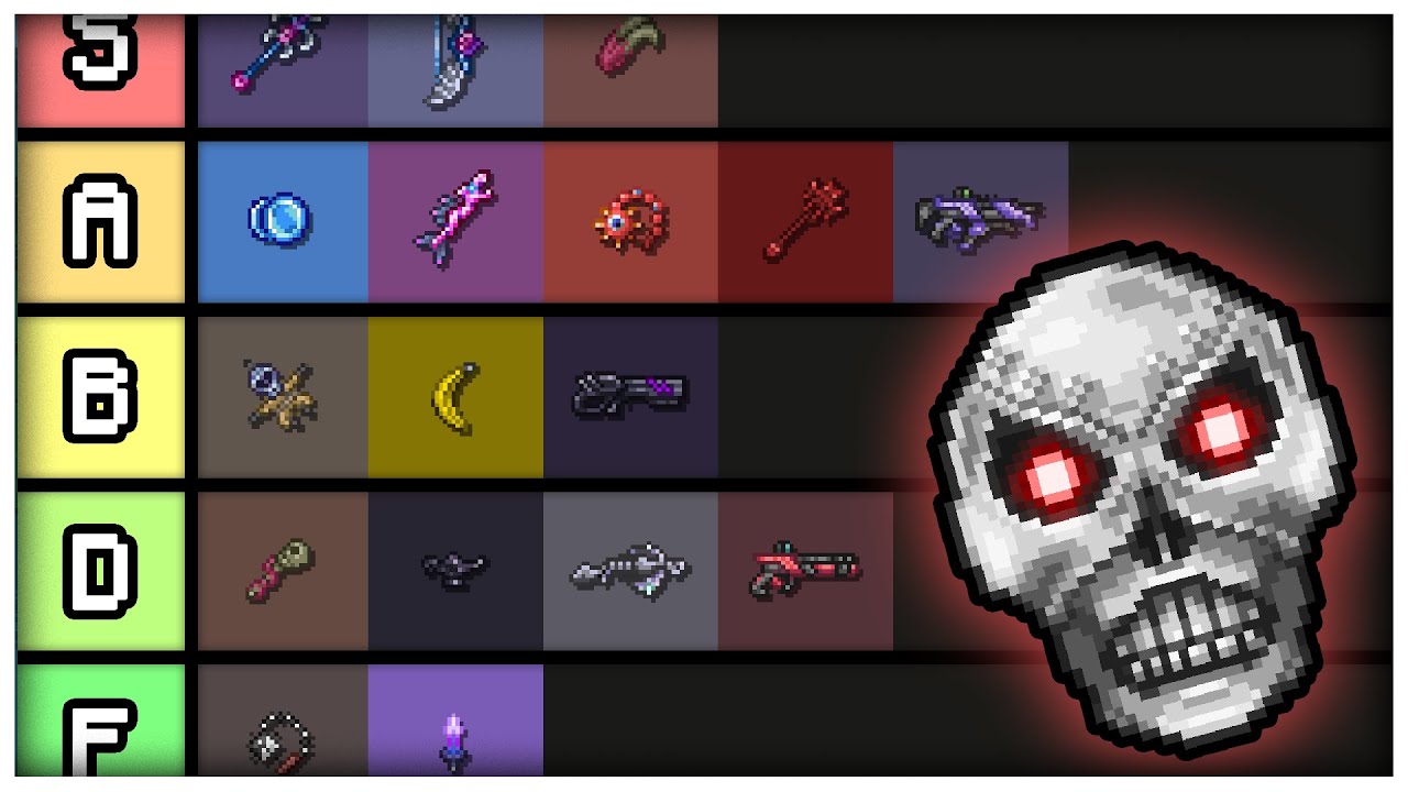 Terraria Weapons RANKED: Skeletron Prime