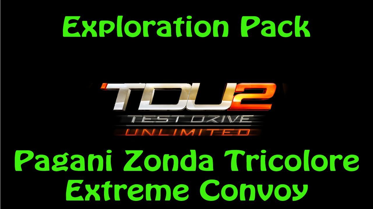 Test Drive Unlimited 2 Exploration Pack - Pagani Zonda Tricolore Extreme Convoy