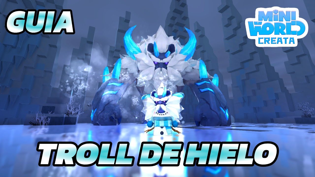 Como derrotar Troll de Hielo Guia mini world