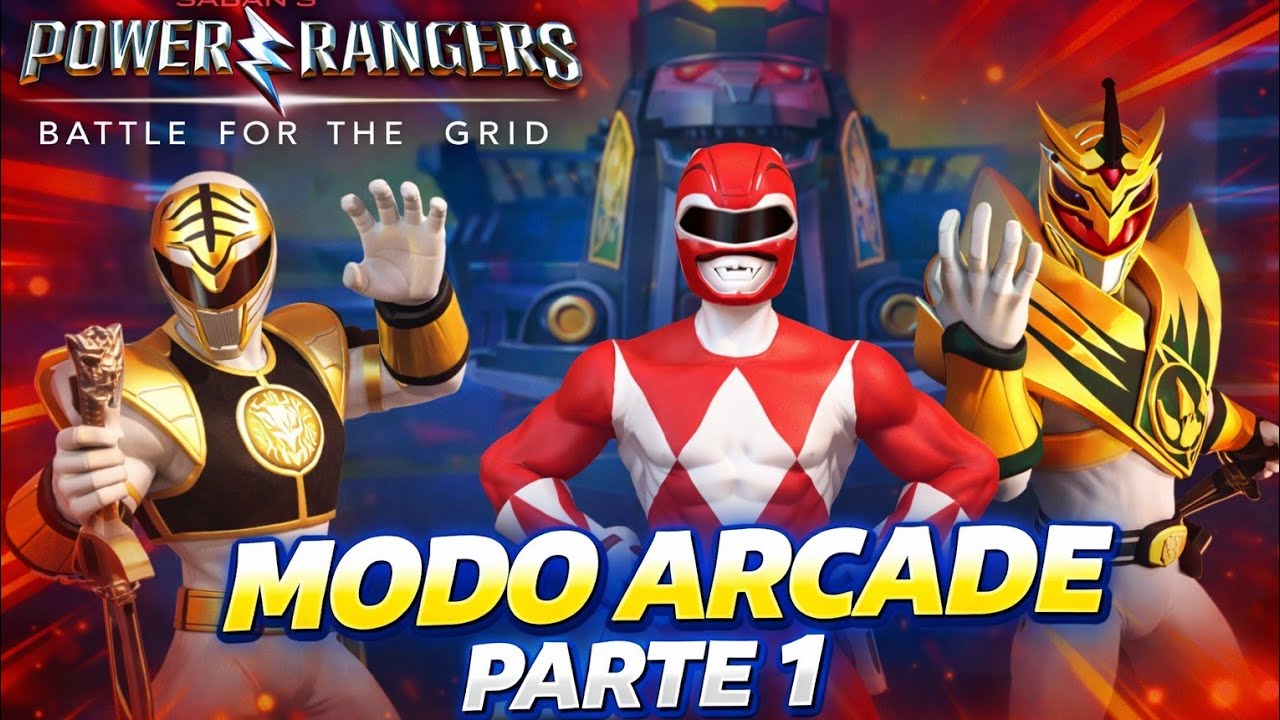 POWER RANGERS - BATTLE FOR THE GRID - MODO ARCADE - PARTE 1