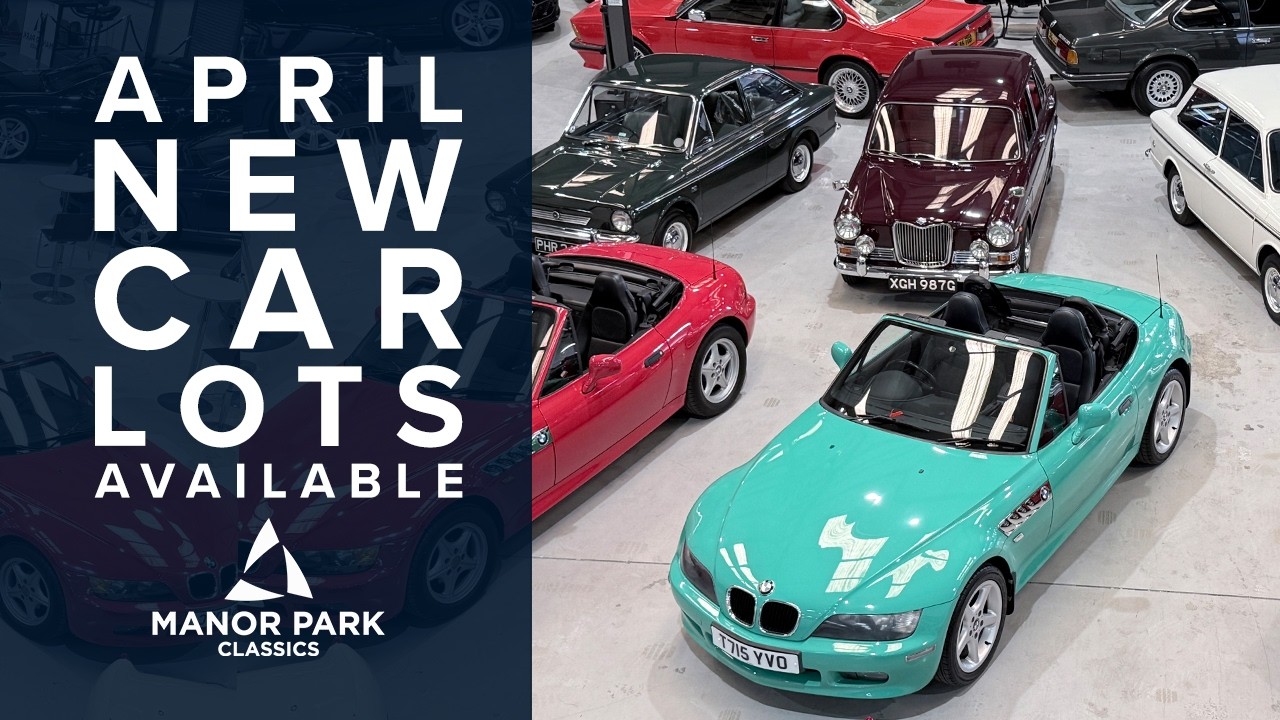Новые автомобили на продажу &mdash; апрельский аукцион в Manor Park Classics.