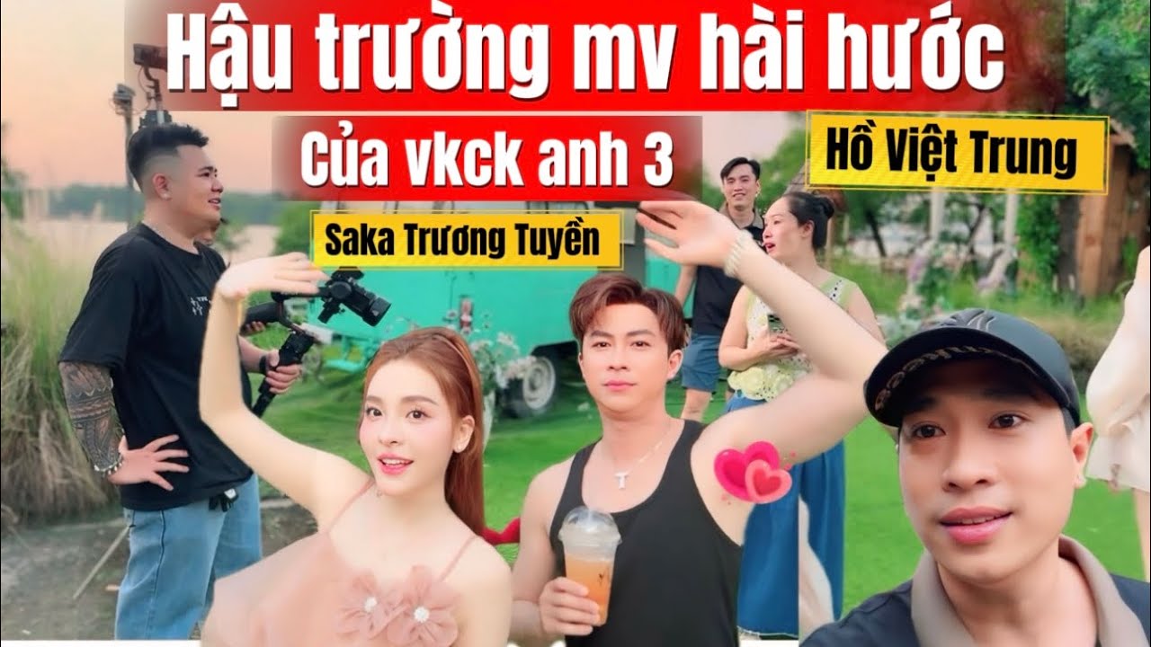 Hậu trường mv hài hước của vkck anh 3 cười xỉu #sakatruongtuyen #hoviettrung 