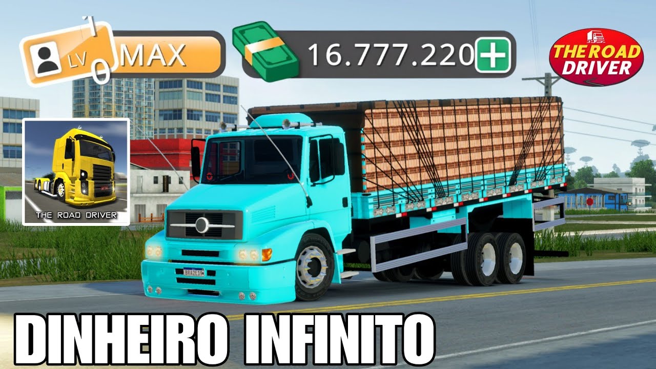 THE ROAD DRIVER MOD APK DINHEIRO INFINITO E TUDO DESBLOQUEADO (ATUALIZADO 2025)