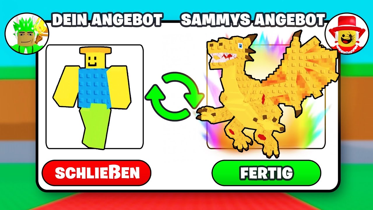 ich TRADE von NOOBINI PIZZANINI zu DRAGON CANNELLONI!