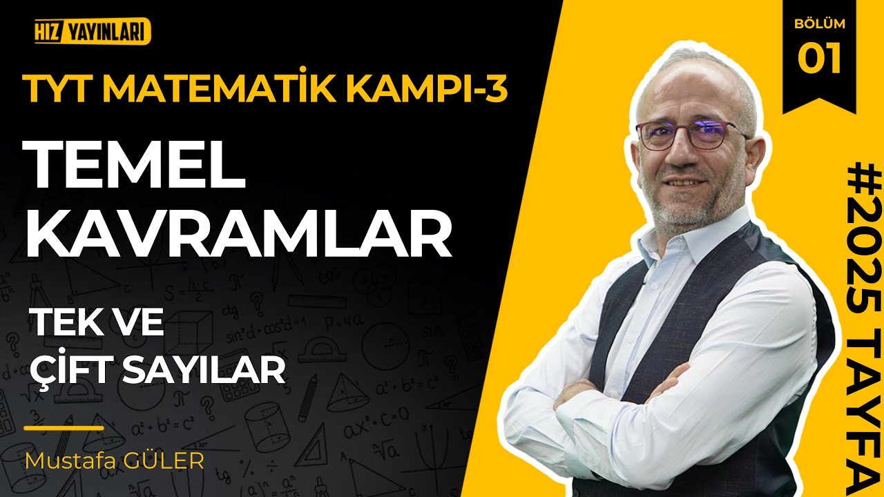 Hız Tyt Matematik Kampı-3 | Tek ve Çift Sayılar | Pdf #öğrenmegarantili