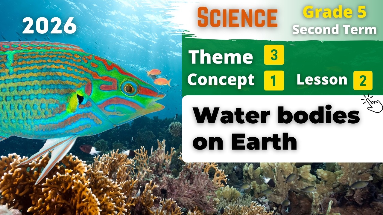Grade 5 | Water bodies on Earth | Theme 3 - Concept 1 - Lesson 2 | Science