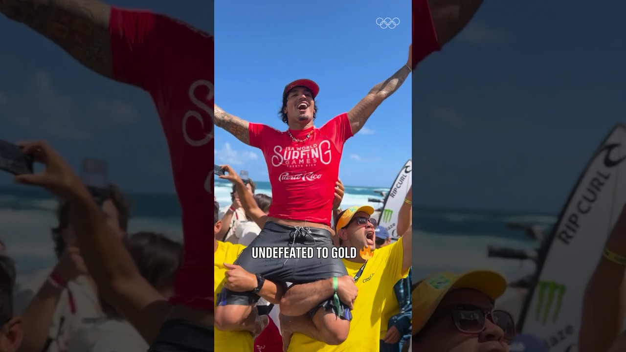 2024 ISA World Surfing Games gold medal winner… Gabriel Medina everyone. 👏🇧🇷 